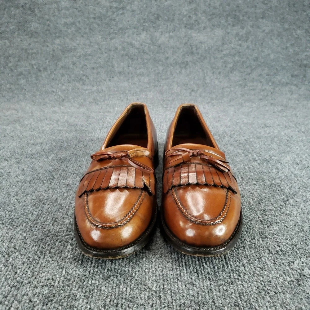 Allen Edmonds Chelsea Loafer Mens‎ Size 11 D  Chestnut Brown Kiltie Tassel Z